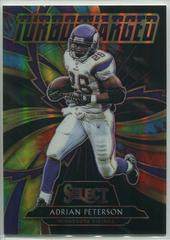 Adrian Peterson [Tie-Dye Prizm] #T4 Football Cards 2020 Panini Select Turbocharged Prices