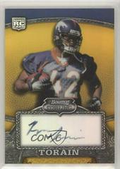 Ryan Torain [Autograph Gold Refractor] Football Cards 2008 Bowman Sterling Prices
