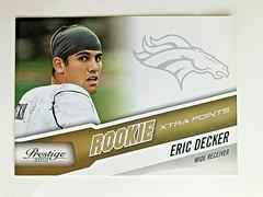 Eric Decker #240 Football Cards 2010 Panini Prestige Prices