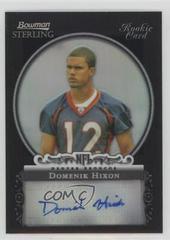 Domenik Hixon [Autograph Black Refractor] #BS-DHI Football Cards 2006 Bowman Sterling Prices