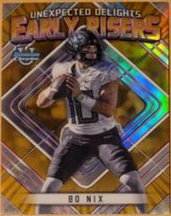 Bo Nix #ER-9 Football Cards 2023 Bowman Chrome University Unexpected Delights Early Risers Prices