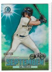 Sal Frelick [Aqua] Baseball Cards 2023 Bowman Sights on September Prices