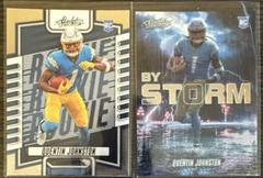 Quentin Johnston [Spectrum Black] #BST-10 Football Cards 2023 Panini Absolute By Storm Prices