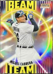 Miguel Cabrera [Orange] #BT-3 Baseball Cards 2022 Stadium Club Chrome Beam Team Prices