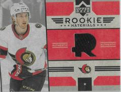 Jake Sanderson #RT-SA Hockey Cards 2022 Upper Deck Rookie Materials Retro Prices