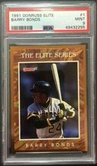 Barry Bonds #1 Baseball Cards 1991 Donruss Elite Prices