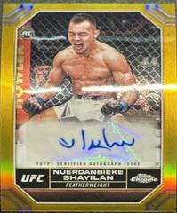 Nuerdanbieke Shayilan [Gold Refractor] #CRA-SNU Ufc Cards 2024 Topps Chrome UFC Rookie Autograph Prices
