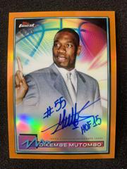 Dikembe Mutombo [Orange Refractor] Basketball Cards 2021 Topps Finest Autographs Prices