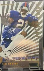 Tiki Barber [Press Proof Gold Die Cut] #205 Football Cards 1997 Panini Donruss Prices