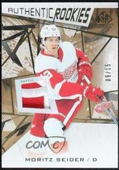 Moritz Seider [Gold Premium Memorabilia] #195 Hockey Cards 2021 SP Game Used Prices