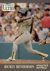 Rickey Henderson #248 Baseball Cards 1991 Ultra Prices