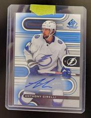 Anthony Cirelli [Blue Autograph] #114 Hockey Cards 2022 SP Game Used Prices