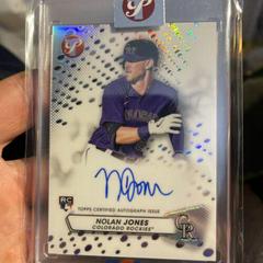 Nolan Jones [Refractor] #PA-NJ Baseball Cards 2023 Topps Pristine Autographs Prices