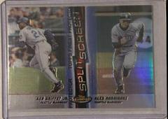 Griffey, Rodriguez [Ref. / Ref. w/ Coating] Baseball Cards 1999 Finest Split Screen Prices