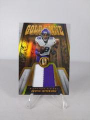 Justin Jefferson [White Gold] #10 Football Cards 2023 Panini Gold Standard Mine Prices