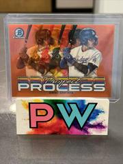 Diego Cartaya [Orange] Baseball Cards 2023 Bowman Chrome Prospect Process Prices