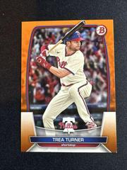 Trea Turner [Orange] #10 Baseball Cards 2023 Bowman Prices