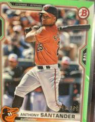 Anthony Santander [Neon Green] #3 Baseball Cards 2021 Bowman Prices