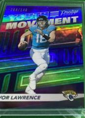Trevor Lawrence [Purple] #YM-6 Football Cards 2022 Panini Prestige Youth Movement Prices