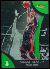 Dwyane Wade [Green Refractor] Basketball Cards 2007 Finest Prices