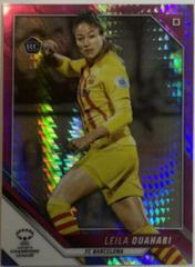 Leila Ouahabi [Pink Prism Refractor] Soccer Cards 2021 Topps Chrome UEFA Women’s Champions League Prices