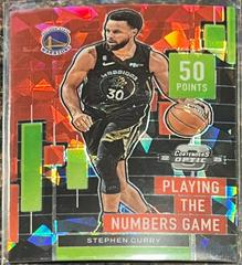 Stephen Curry [Red Cracked Ice] #11 Basketball Cards 2022 Panini Contenders Optic Playing the Numbers Game Prices