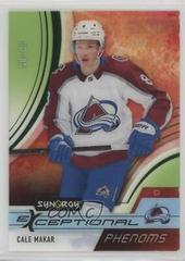 Cale Makar [Green] Hockey Cards 2021 Upper Deck Synergy Exceptional Phenoms Prices