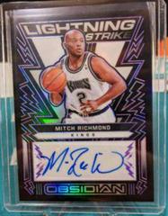 Mitch Richmond [Purple] #LSS-MRM Basketball Cards 2021 Panini Obsidian Lightning Strike Signatures Prices