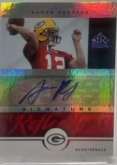 Aaron Rodgers [Red] Football Cards 2005 Upper Deck Reflections Signatures Prices