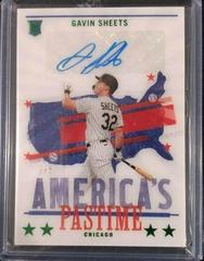 Gavin Sheets [Green] #AP-GS Baseball Cards 2022 Panini Chronicles America's Pastime Autographs Prices