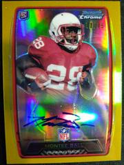 Montee Ball [Gold Refractor] #MBA Football Cards 2013 Bowman Chrome Rookie Autograph Prices