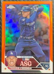 Freddie Freeman [Orange] #ASGC-25 Baseball Cards 2023 Topps Chrome Update All Star Game Prices