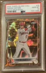 Shohei Ohtani [Lava Gold] #25 Baseball Cards 2022 Topps Gilded Collection Prices