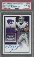 Tyler Lockett [College Autograph] #240 Football Cards 2015 Panini Contenders Prices