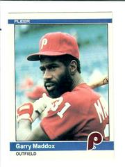 Garry Maddox #39 Baseball Cards 1984 Fleer Prices