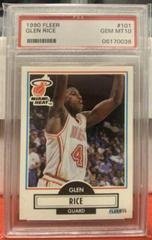 Glen Rice Basketball Cards 1990 Fleer Prices
