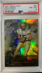 Drew Brees [Reflector] #46R Football Cards 2001 Press Pass Prices