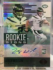 Zach Wilson [Blue] #RS-ZW Football Cards 2021 Panini Illusions Rookie Signs Autographs Prices