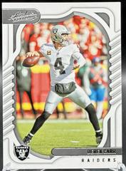 Derek Carr Football Cards 2022 Panini Absolute Prices
