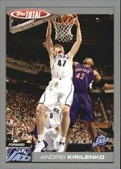 Andrei Kirilenko [Silver] Basketball Cards 2004 Topps Total Prices