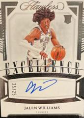 Jalen Williams #36 Basketball Cards 2022 Panini Flawless Excellence Signature Prices