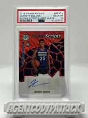 Jarrett Culver [Red Wave] #RS-JCV Basketball Cards 2019 Panini Mosaic Rookie Scripts Prices