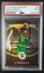 Kevin Garnett Gold Refractor #25 Basketball Cards 2008 Topps Treasury Prices