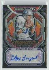 Steve Largent [Electric Etch Purple] #25 Football Cards 2023 Panini Obsidian Magmatic Signature Prices