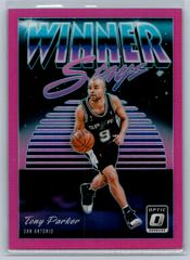 Tony Parker [Pink] Basketball Cards 2018 Panini Donruss Optic Winner Stays Prices
