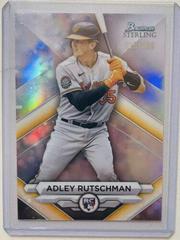 Adley Rutschman [Refractor] #BSR-50 Baseball Cards 2023 Bowman Sterling Prices