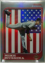 Mike Mussina [Refractor] #35 Baseball Cards 1997 Bowman Chrome International Prices