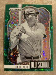Babe Ruth [Green Donut Circles Prizm] #OS-1 Baseball Cards 2021 Panini Prizm Old School Prices