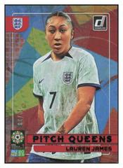 Lauren James [Blue] #7 Soccer Cards 2023 Donruss FIFA Women's World Cup Pitch Queens Prices