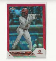 Elly De La Cruz [Red] #PDC-170 Baseball Cards 2023 Topps Pro Debut Chrome Prices